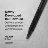 Pilot BP-1 RT Ballpoint Pens, Black Ink, 1.0 mm Pen Point, Retractable, Oil Based, Stainless Steel Tip (PIL21634) 1 Dozen