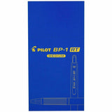 Pilot BP-1 RT Ballpoint Pens, Blue Ink, 1.0 mm Pen Point, Retractable, Oil Based, Stainless Steel Tip (PIL21637) 1 Dozen