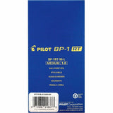 Pilot BP-1 RT Ballpoint Pens, Blue Ink, 1.0 mm Pen Point, Retractable, Oil Based, Stainless Steel Tip (PIL21637) 1 Dozen