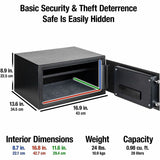 Sentry Safe X105P Security Safe, Internal Size 8.70" x 16.80" x 11.60", Black, 0.98 ft³, 2 Live-locking Bolt(s) (SENX105P) Each
