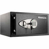 Sentry Safe X105P Security Safe, Internal Size 8.70" x 16.80" x 11.60", Black, 0.98 ft³, 2 Live-locking Bolt(s) (SENX105P) Each
