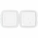 Dart Microwaveable Hinged Containers, ProPlanet Seal, 9 x 8.75 x 3, Clear, 75/Pack (DCC90PPHT1PK) Pack of 75