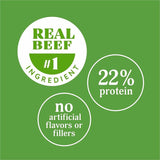 Milo's Kitchen Beef & Rice Dog Treats, 10 oz, For Dog, Sliced, Beef Sausage, Rice (SMU52775) Each