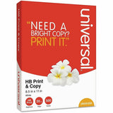 Universal High-Bright Multi-Purpose Paper, Letter, 8½" x 11", 20 lb Basis Weight, White, Smooth, High Brightness, Printable (UNV91200PL) 1 Pallet
