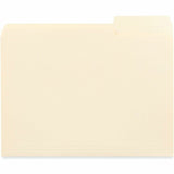 Business Source 1/3 Tab Cut Letter Top Tab File Folder, 8 1/2" x 11", 3/4" Expansion, Manila, 250/Carton (BSN18103) Case of 250
