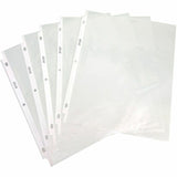 Business Source Nonglare Top-Loading Sheet Protectors, Sheet Capacity, For Letter 8 1/2" x 11" Sheet, 3 x Holes, 200/Box (BSN21127) Box of 200