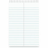 Business Source Green Tint Steno Notebook, 1 Subject, 6" x 9" Sheet Size, Red Cover, 6/Pack (BSN96920) Pack of 6