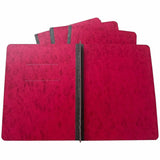 Business Source Letter Report Cover, 3" Folder Capacity, 8 1/2" x 11", Red, 0% Recycled (BSN80579) Each