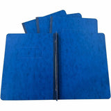 Business Source Letter Report Cover, 3" Folder Capacity, 8 1/2" x 11", Dark Blue, 0% Recycled, 25/Box, 4 Box/Carton (BSN80573CT) Case of 100