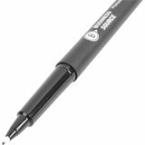 Business Source Porous Point Pens, Black Ink, Liquid, Drawing, Writing, 12 Dozen/Box, 12 Boxes/Carton (BSN50502CT) Case of 144