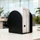 Business Source Steel Bookends, 7" Height, Magnetic, Black, 24/Carton (BSN54071CT) Case of 24