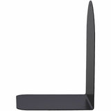 Business Source Steel Bookends, 7" Height, Magnetic, Black, 24/Carton (BSN54071CT) Case of 24