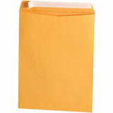 Business Source Kraft Peel-and-Stick Catalog Envelopes, Catalog, 9" Width x 12" Length, Peel & Stick, Brown, Kraft Paper, 100/Box (BSN40102) Box of 100