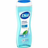 Dial Refresh & Renew Body Wash, Spring Water Scent, 16 fl oz (DIA02653EA) Each