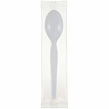 Genuine Joe Individually Wrapped Disposable Polystyrene Spoon, White, 1000/Carton (GJO30437) Case of 100