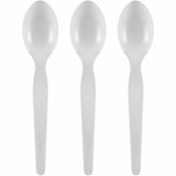 Genuine Joe Individually Wrapped Disposable Polystyrene Spoon, White, 1000/Carton (GJO30437) Case of 100
