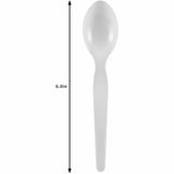 Genuine Joe Individually Wrapped Disposable Polystyrene Spoon, White, 1000/Carton (GJO30437) Case of 100