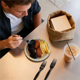 Genuine Joe Disposable Polystyrene Fork, Black, 1000/Carton (GJO30423) Case of 100