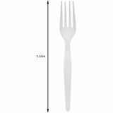 Genuine Joe Individually Wrapped Disposable Polystyrene Fork, White, 1000/Carton (GJO30435) Case of 100