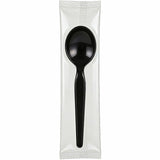 Genuine Joe Disposable Polystyrene Soup Spoon, Black, 1000/Carton (GJO30430) Case of 100