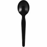 Genuine Joe Disposable Polystyrene Soup Spoon, Black, 1000/Carton (GJO30430) Case of 100