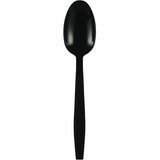 Genuine Joe Heavy-Weight Polypropylene Spoon, Black, 1000/Carton (GJO30409) Case of 100