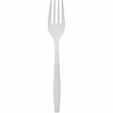 Genuine Joe Individually Warapped Heavy-Weight Polypropylene Fork, White, 1000/Carton (GJO30419) Case of 100