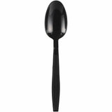 Genuine Joe Individually Warapped Heavy-Weight Polypropylene Spoon, Black, 1000/Carton (GJO30413) Case of 100