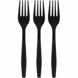 Genuine Joe Heavy-Weight Polypropylene Fork, Black, 1000/Carton (GJO30407) Case of 100