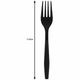 Genuine Joe Heavy-Weight Polypropylene Fork, Black, 1000/Carton (GJO30407) Case of 100