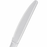 Genuine Joe Individually Wrapped Disposable Polystyrene Knife, White, 1000/Carton (GJO30436) Case of 100
