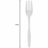 Genuine Joe Heavy-Weight Polypropylene Fork, White, 1000/Carton (GJO30415) Case of 100