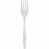 Genuine Joe Heavy-Weight Polypropylene Fork, White, 1000/Carton (GJO30415) Case of 100