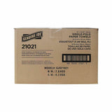 Genuine Joe Single-Fold Towels, Singlefold, White, 334/Pack, 12 Packs/Carton (GJO21021) Case of 4008