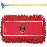 Genuine Joe Dust Mop Kit, Streak-free, Red, 1 Kit (GJO00486) 1 Kit
