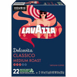 Lavazza K-Cup, Pod, Ground Dolcevita Classico K-Cup Coffee Pods, Medium, Kosher, 4/Carton (GMT0433CT) Case of 88