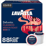 Lavazza K-Cup, Pod, Ground Dolcevita Classico K-Cup Coffee Pods, Medium, Kosher, 4/Carton (GMT0433CT) Case of 88