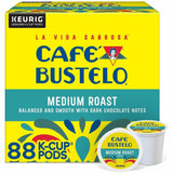 Caf&eacute; Bustelo K-Cup, Pod Medium-Roast K-Cup Coffee Pods, Dark Chocolate, Kosher, 4/Carton (GMT2861CT) Case of 88