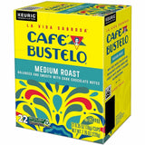 Caf&eacute; Bustelo K-Cup, Pod Medium-Roast K-Cup Coffee Pods, Dark Chocolate, Kosher, 4/Carton (GMT2861CT) Case of 88