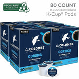 La Colombe K-Cup, Pod, Ground Corsica K-Cup Coffee Pods, Dark/Bold, Cocoa, Corsica, 4/Carton (GMT0328CT) Case of 80