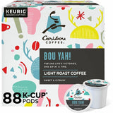 Caribou Coffee Caribou Coffee K-Cup, Pod 'Bou Yah! Blend K-Cup Pods, Light, Citrus, Sweet, Arabica, 4/Carton (GMT9686CT) Case of 88