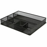 Lorell Multi-Compartment Mesh Drawer Organizer, 6 Compartment(s), Durable, Black (LLR84136) Each