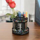 Lorell Multi-Compartment Rotating Desk Organizer, Black (LLR84137) Each