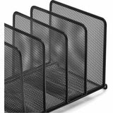 Lorell Stacking Mesh Sorter, Black, 4/Carton (LLR84133CT) Case of 4