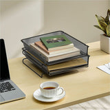 Lorell Mesh Desktop Organizer Tray, 4/Carton (LLR84134CT) Case of 4