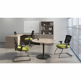 Lorell Magnetic Glass Board, 72" (6 ft) Width x 48" (4 ft) Height, White Glass Surface (LLR55666) Each