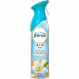 Febreze Air Mist Air Freshener Spray, 8.1 fl oz, Refresh & Energize, 6/Carton (PGC19944) Case of 6
