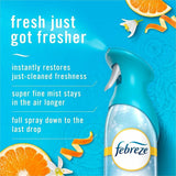 Febreze Air Mist Air Freshener Spray, 8.1 fl oz, Refresh & Energize, 6/Carton (PGC19944) Case of 6