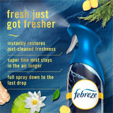 Febreze Air Mist Air Freshener Spray, 8.1 fl oz, Warm Ocean Breeze, 6/Carton (PGC19940) Case of 6