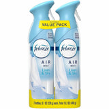 Febreze Air Mist Air Freshener Spray, 8.1 fl oz, Linen & Sky, 2/Pack, 3/Carton (PGC20410) Case of 3